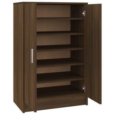 Gucagle Schuhschrank Braun Eichenoptik 60x35x70 cm Holzwerkstoff Schrank f¨¹r Flur und Schlafzimmer Stauraum f¨¹r Schuhe mit Regalen stabile Platte f¨¹r Deko Gucagle Schuhschrank Braun Eichenoptik 60x35x70 cm Holzwerkstoff Schrank f¨¹r Flur und Schlafzimmer Stauraum f¨¹r Schuhe mit Regalen stabile Platte f¨¹r Deko von Gucagle