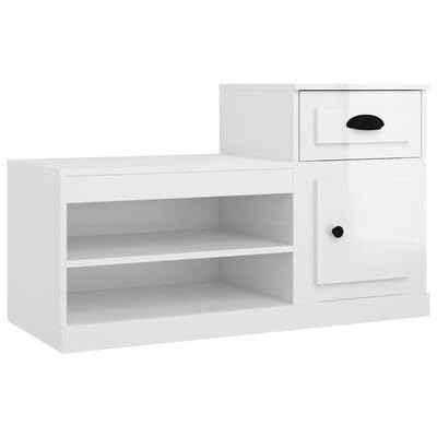 Gucagle Schuhschrank Hochglanz Wei? 100x42x60 cm Moderner Schuhschrank aus Holzwerkstoff Stauraum f¨¹r 20+ Paar Schuhe Mit Wandhalterung F¨¹r Flur Wohnzimmer Eingangsbereich Gucagle Schuhschrank Hochglanz Wei? 100x42x60 cm Moderner Schuhschrank aus Holzwerkstoff Stauraum f¨¹r 20+ Paar Schuhe Mit Wandhalterung F¨¹r Flur Wohnzimmer Eingangsbereich von Gucagle