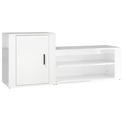 Gucagle Schuhschrank Hochglanz Wei? 130 cm Moderner Flurschrank mit Stauraum f¨¹r 2 F?Cher Staubschutz T¨¹r und Stabile Oberplatte als Bank oder Deko Regal Holzwerkstoff Gucagle Schuhschrank Hochglanz Wei? 130 cm Moderner Flurschrank mit Stauraum f¨¹r 2 F?Cher Staubschutz T¨¹r und Stabile Oberplatte als Bank oder Deko Regal Holzwerkstoff von Gucagle