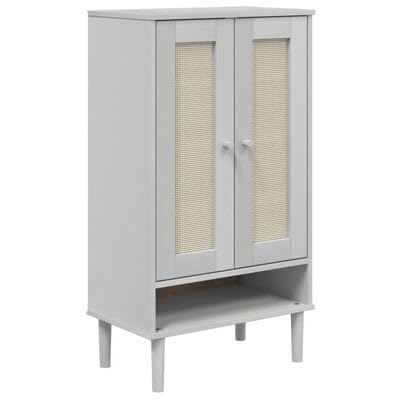 Gucagle Schuhschrank SENJA aus massivem Kiefernholz Rattan Optik wei? 59 5x35x107 cm mit 5 F?chern und 2 T¡§1ren UV Lackierung f¡§1r Staubschutz und Ordnung im Flur oder Eingangsbereich Gucagle Schuhschrank SENJA aus massivem Kiefernholz Rattan Optik wei? 59 5x35x107 cm mit 5 F?chern und 2 T¡§1ren UV Lackierung f¡§1r Staubschutz und Ordnung im Flur oder Eingangsbereich von Gucagle