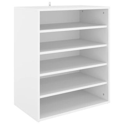 Gucagle Schuhschrank Wei? 60x35x70 cm aus Holzwerkstoff mit 5 F?Chern platzsparender Schuhorganizer f¨¹r Flur oder Wohnzimmer wandmontierbar und standfest langlebiges Design Gucagle Schuhschrank Wei? 60x35x70 cm aus Holzwerkstoff mit 5 F?Chern platzsparender Schuhorganizer f¨¹r Flur oder Wohnzimmer wandmontierbar und standfest langlebiges Design von Gucagle