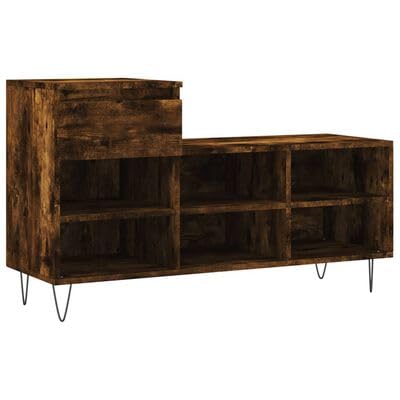 Gucagle Schuhschrank aus Holzwerkstoff 102x36x60 cm mit Schublade und 6 F?chern langlebig staubfrei f¡§1r Wohnung Eingangsbereich moderne Aufbewahrung f¡§1r Schuhe Deko von Gucagle