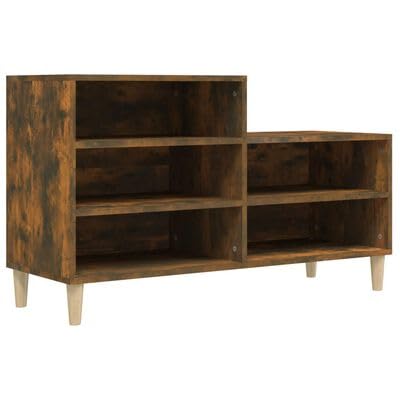 Gucagle Schuhschrank aus Holzwerkstoff mit 5 F?Chern 102 cm Breite R?uchereiche Optik Stauraum f¨¹r Schuhe langlebig staubfrei Moderne Aufbewahrung f¨¹r Flur oder Eingangsbereich Gucagle Schuhschrank aus Holzwerkstoff mit 5 F?Chern 102 cm Breite R?uchereiche Optik Stauraum f¨¹r Schuhe langlebig staubfrei Moderne Aufbewahrung f¨¹r Flur oder Eingangsbereich von Gucagle