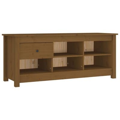 Gucagle Schuhschrank aus Massivholz Kiefer Honigbraun 110 cm Breite rustikaler Schuhschrank mit 5 F?Chern und Schublade Stabiler Aufbewahrungsschrank f¨¹r Flur oder Eingangsbereich Gucagle Schuhschrank aus Massivholz Kiefer Honigbraun 110 cm Breite rustikaler Schuhschrank mit 5 F?Chern und Schublade Stabiler Aufbewahrungsschrank f¨¹r Flur oder Eingangsbereich von Gucagle
