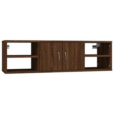 Gucagle Wandregal Eichen-Optik 102x30x29 cm Holzwerkstoff, Modern, Schlank, Stilvoll, Wohnzimmer, Bücherregal, Kunstausstellung, Geschäftsräume, Minimalistisch, Design von Gucagle