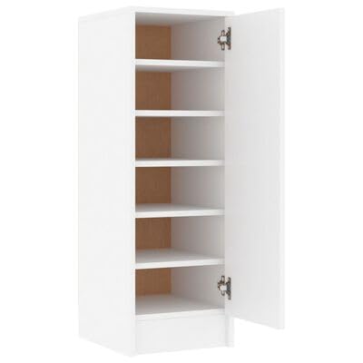 Gucagle Wei?er Schuhschrank aus Holzwerkstoff 32x35x92 cm mit 6 Ablagen Stauraum f¨¹r Schuhe Aufbewahrung Schrank f¨¹r Flur oder Wohnzimmer modernes Design langlebig und stabil Gucagle Wei?er Schuhschrank aus Holzwerkstoff 32x35x92 cm mit 6 Ablagen Stauraum f¨¹r Schuhe Aufbewahrung Schrank f¨¹r Flur oder Wohnzimmer modernes Design langlebig und stabil von Gucagle