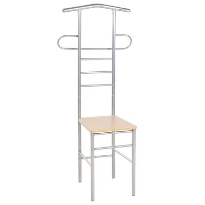 Herrendiener Stühle 2er Set Industriestil Metallstühle Schlafzimmerstühle Vintage Design Beistellstühle für Wohnzimmer und Flur von Gucagle