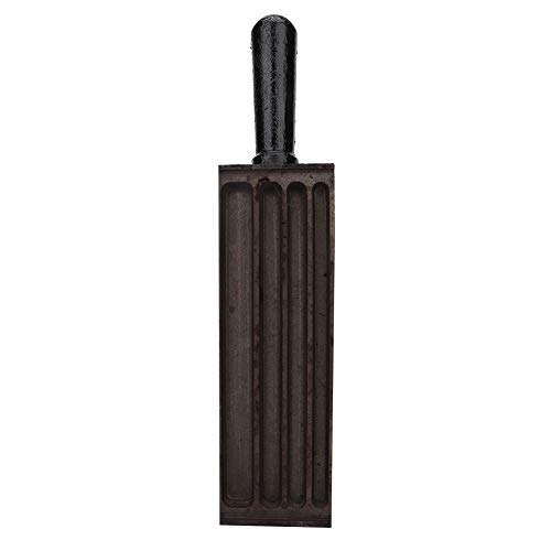 Rechteck -Stahl -Pergotform Form Tiegel Gold Silber Schmelzen Gussguss -Raffinerierwerkzeug hohe Dichte Haltbares Stahlmaterial Tragbares Griff Design Feine polierte Oberfläche von Gucagle