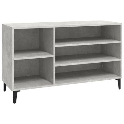 Schuhschrank Betongrau 102x36x60 cm aus Holzwerkstoff mit Stauraum f¨¹r 20+ Schuhe Flurschrank mit Stabiler Oberplatte als Bank oder Dekoplatz f¨¹r Zuhause von Gucagle