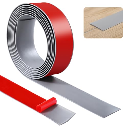 Gucass Übergangsprofil Wasserdicht Selbstklebend Grau, 3 M x 5cm Breit Vinyl Übergangsleiste, Ungelochte Abdeckleiste, Teppichleisten Selbstklebend, Übergangsschiene für Fliesen, Holz, Laminat Gucass Übergangsprofil Wasserdicht Selbstklebend Grau, 3 M x 5cm Breit Vinyl Übergangsleiste, Ungelochte Abdeckleiste, Teppichleisten Selbstklebend, Übergangsschiene für Fliesen, Holz, Laminat von Gucass