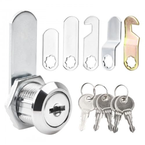 Hochwertiges Spindschloss Set - Schrankschloss mit Schlüssel, Spindschloss mit Schlüssel, Ideal als Schloss Briefkasten und Postkasten Schloss Hochwertiges Spindschloss Set - Schrankschloss mit Schlüssel, Spindschloss mit Schlüssel, Ideal als Schloss Briefkasten und Postkasten Schloss von Gudalea
