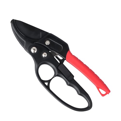 Ratschen Gartenschere, Bypass Gartenschere, Präzise Baumschere, Präzisionsgeschliffene SK5-Klinge, Gartenschere, Länge: 20 cm Ratschen Gartenschere, Bypass Gartenschere, Präzise Baumschere, Präzisionsgeschliffene SK5-Klinge, Gartenschere, Länge: 20 cm von Gudalea