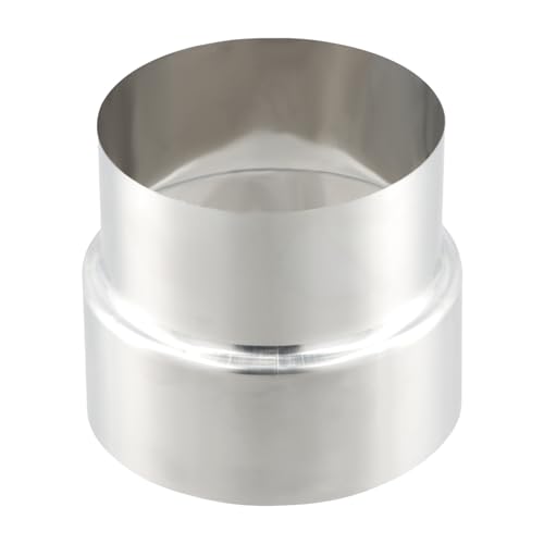 Rauchrohr Reduzierstück Edelstahl Rohrverbinder, 110 mm auf 100 mm, Ofenrohrerweiterung, Rauchrohrreduzierung, 1mm Kaminrohr, Ofenrohr Reduzierung Rauchrohr Reduzierstück Edelstahl Rohrverbinder, 110 mm auf 100 mm, Ofenrohrerweiterung, Rauchrohrreduzierung, 1mm Kaminrohr, Ofenrohr Reduzierung von Gudalea