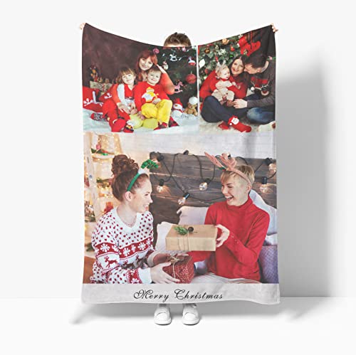 Gudina Personalisierte Decke, Fotodecke mit Eigenem Foto,Individuelle Decke mit Foto und Worten. Geschenke für Mama, Papa, Kind, Liebhaber, Freund,（120x150cm） von Gudina