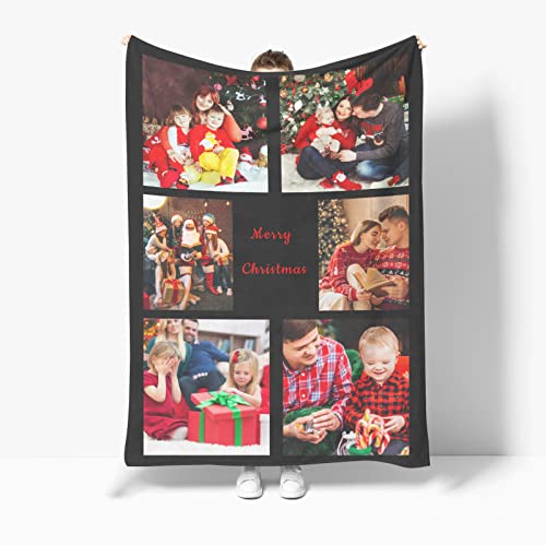 Gudina Personalisierte Decke, Fotodecke mit Eigenem Foto,Individuelle Decke mit Foto und Worten. Geschenke für Mama, Papa, Kind, Liebhaber, Freund,（100x150cm） von Gudina