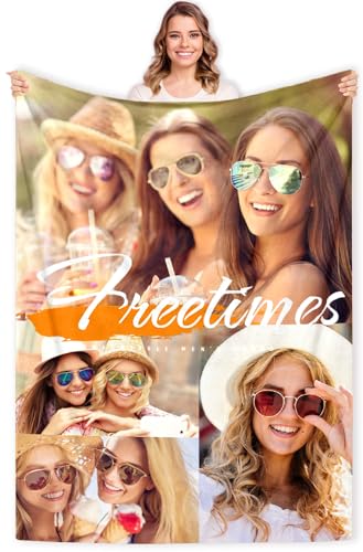 Gudina personalisierte Decke Fotodecke mit Eigenem Foto Name/extra weiche und gemütliche Sofadecke/personalisiertes Fotogeschenk/Decke mit Collage/Multiple Colors to Choose from-120cmX150cm Gudina personalisierte Decke Fotodecke mit Eigenem Foto Name/extra weiche und gemütliche Sofadecke/personalisiertes Fotogeschenk/Decke mit Collage/Multiple Colors to Choose from-120cmX150cm von Gudina