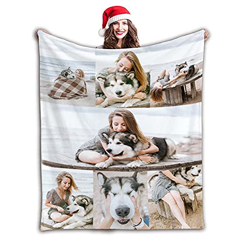 Gudina personalisierte Decke Fotodecke mit Eigenem Foto Name/extra weiche und gemütliche Sofadecke/personalisiertes Fotogeschenk/Decke mit Collage/Multiple Colors to Choose from-120cmX150cm Gudina personalisierte Decke Fotodecke mit Eigenem Foto Name/extra weiche und gemütliche Sofadecke/personalisiertes Fotogeschenk/Decke mit Collage/Multiple Colors to Choose from-120cmX150cm von Gudina