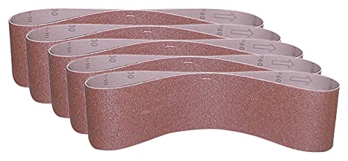 Güde 38363 Schleifband K120 SB 150x1220 mm 5-tlg. (Material Korund, Trägermaterial Polyester-Gewebe) von Güde