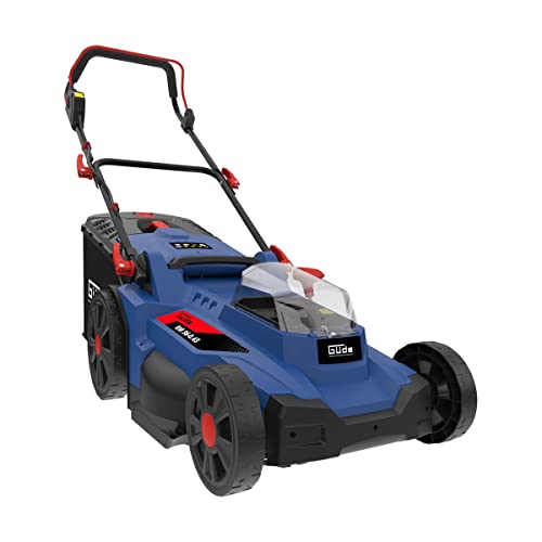 Güde Akku Rasenmäher RM 36-0.43 (36V, Easy-Energy-Exchange, Brushless, Mähen/Sammeln/Mulchen, 430mm Schnittbreite, 6-fache Schnitthöhenverstellung, 50 l Grasfangsack, Mulchkeil, ohne Akku & Ladegerät) Güde Akku Rasenmäher RM 36-0.43 (36V, Easy-Energy-Exchange, Brushless, Mähen/Sammeln/Mulchen, 430mm Schnittbreite, 6-fache Schnitthöhenverstellung, 50 l Grasfangsack, Mulchkeil, ohne Akku & Ladegerät) von Güde