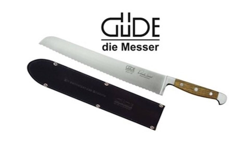 Güde Messer Solingen Brotmesser Güde Messer Brotmesser 32 cm aus Fasseiche inkl. Lederscheide von Güde Messer Solingen