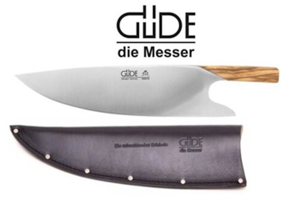 Güde Messer Solingen Fleischmesser Güde The Knife, Griff aus Olivenholz inkl. gratis Güde Lederscheide von Güde Messer Solingen