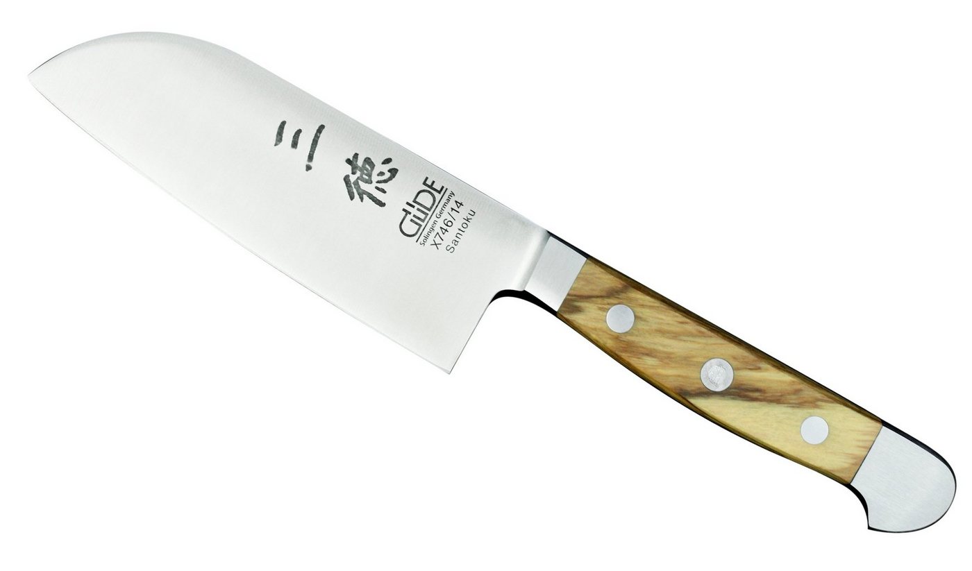 Güde Messer Solingen Santokumesser kleines Santoku Messer - Serie Alpha Faßeiche - E746/14 von Güde Messer Solingen