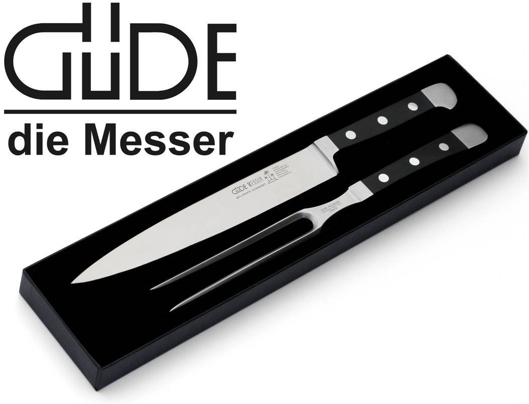 Güde Messer Solingen Tranchierbesteck Güde Tranchierbesteck 2-teilig, geschmiedet, Serie Alpha von Güde Messer Solingen