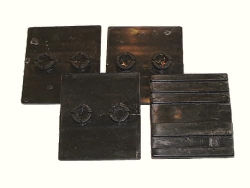 4x GÜDE GHS 530/8 TED Holzspalter - UNTEN Gleitplatten Führungsplatten von Güde