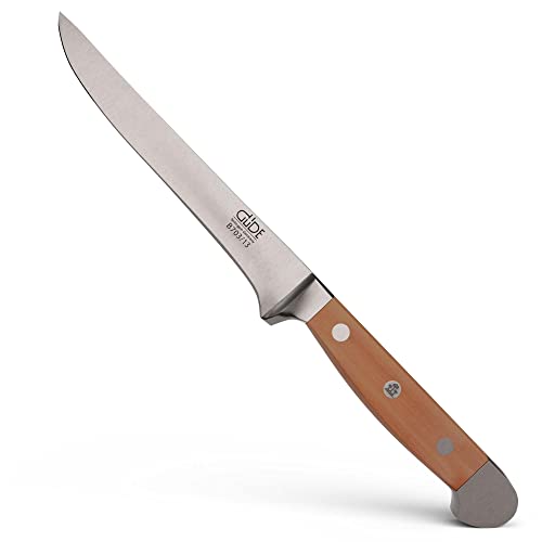 GÜDE Solingen - Ausbeinmesser flexibel geschmiedet, 13 cm, Birnenholz, ALPHA BIRNE, Doppelkropf, Handmade Germany GÜDE Solingen - Ausbeinmesser flexibel geschmiedet, 13 cm, Birnenholz, ALPHA BIRNE, Doppelkropf, Handmade Germany von Güde