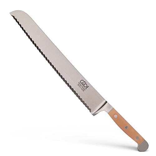 Güde Solingen-Brotmesser Für Links und Rechtshänder geschmiedet, 32 cm, Birnenholz, ALPHA BIRNE, Doppelkropf, Handmade Germany, B431/32RL Güde Solingen-Brotmesser Für Links und Rechtshänder geschmiedet, 32 cm, Birnenholz, ALPHA BIRNE, Doppelkropf, Handmade Germany, B431/32RL von Güde