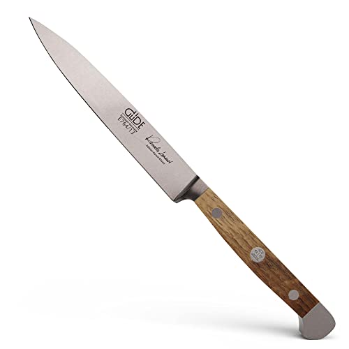 GÜDE Solingen - Spickmesser geschmiedet, 13 cm, Fasseichenholz, ALPHA FASSEICHE, Office Messer, Doppelkropf, Handmade Germany GÜDE Solingen - Spickmesser geschmiedet, 13 cm, Fasseichenholz, ALPHA FASSEICHE, Office Messer, Doppelkropf, Handmade Germany von Güde