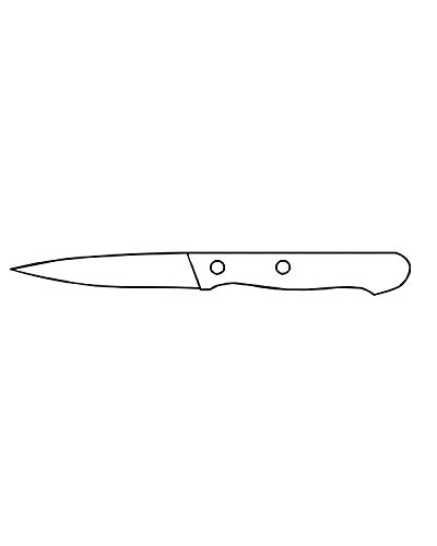 GÜDE Solingen - Spickmesser gestanzt, 8 cm, Edelholz, GAMMA, Office Messer von Güde