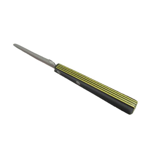 GÜDE Solingen - Universalmesser gelb / schwarz mit Wellenschliff, 10 cm, UNI, POM von Güde