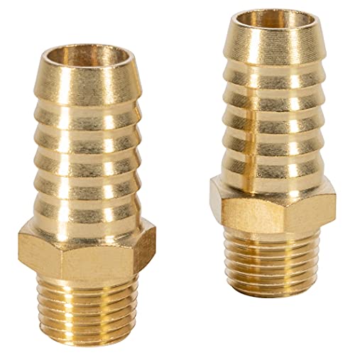 Güde 41059 Gewindetülle 13 mm 1/4 AG SB (Gewindetülle aus massivem Messing, EU Standardanschluss) von Güde