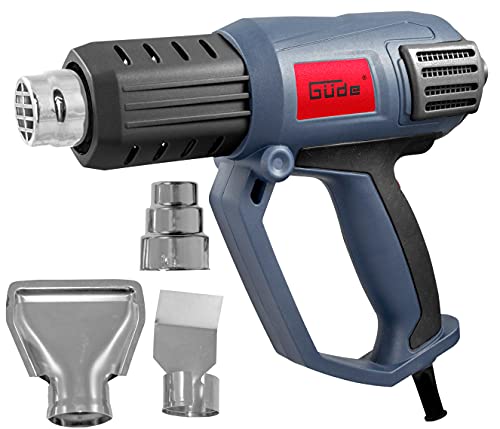 Güde 58190 Heissluftgebläse HLG 600-2000, 2000 W, 230 V, Blau, 8 Stück von Güde