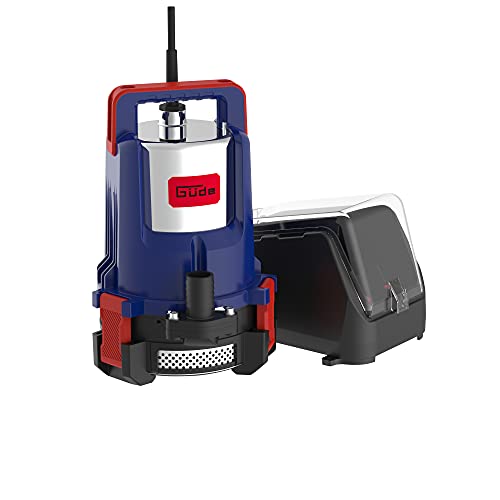 Güde 58569 Akku Klarwassertauchpumpe KTP 18-0 (18 V, 2000 l/h, max. Förderhöhe 7 m, max. Eintauchtiefe 5 m, Kabel 8 m) von Güde