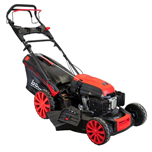 Güde 95445 Rasenmäher BIG WHEELER 534.1 R ES (4-Takt Power-Engine Motor, 3,4/4,6 (kW/PS, Schnittbreite 525 mm), Schwarz/Rot von Güde