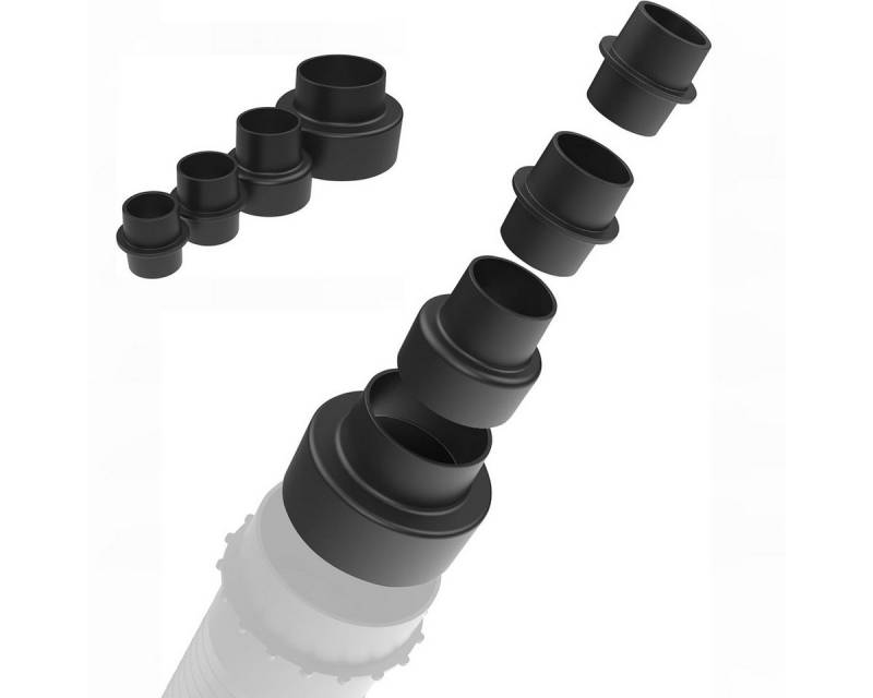 Güde Akku-Laubbläser Adapter 4 Teilig / 100 60 40 34 28 mm - Absauganlage Reduzierstücke Güde Akku-Laubbläser Adapter 4 Teilig / 100 60 40 34 28 mm - Absauganlage Reduzierstücke von Güde