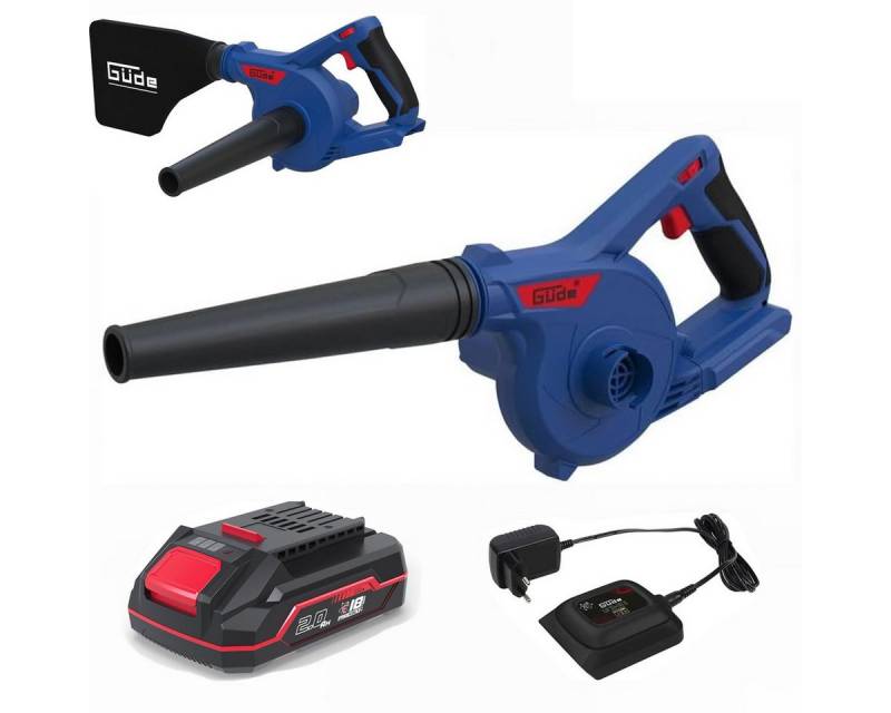 Güde Akku-Laubbläser Akku Bläser und Sauger BUS 18-0 18V mit Akku 2.0 Ah / Ladegerät 0,5A Güde Akku-Laubbläser Akku Bläser und Sauger BUS 18-0 18V mit Akku 2.0 Ah / Ladegerät 0,5A von Güde