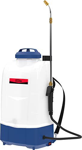 Güde Akku Rückensprühgerät SG 18-0 R (18 V, 15 l Tank, Teleskop Spritzlanze 600-1000 mm aus Aluminium, Tragegurt, einstellbare Messingdüse für Punktstrahl/Sprühnebel, ohne Akku & Ladegerät) von Güde