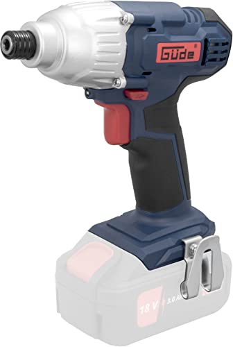 Güde Akku Schlagschrauber BSS 18 1/4-0 (18 V, ¼“ Hex Metall-Bitdirektaufnahme, handliche 185 mm Länge, 180 Nm max. Drehmoment, L/R Lauf mit Motorbremse, LED-Arbeitslicht, ohne Akkupack & Ladegerät) Güde Akku Schlagschrauber BSS 18 1/4-0 (18 V, ¼“ Hex Metall-Bitdirektaufnahme, handliche 185 mm Länge, 180 Nm max. Drehmoment, L/R Lauf mit Motorbremse, LED-Arbeitslicht, ohne Akkupack & Ladegerät) von Güde