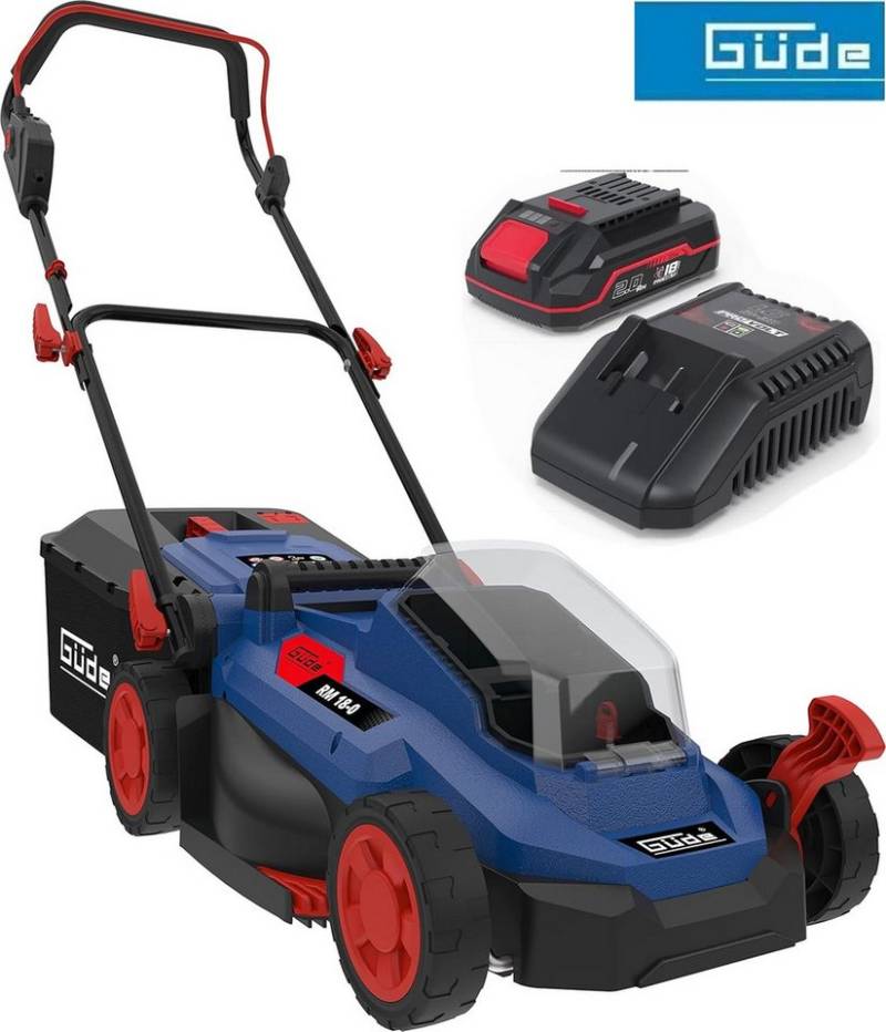 Güde Akkurasenmäher City Rasenmäher RM 18/33 18V, 33 cm Schnitt +t Akku 2.0 Ah + Ladegerät Güde Akkurasenmäher City Rasenmäher RM 18/33 18V, 33 cm Schnitt +t Akku 2.0 Ah + Ladegerät von Güde