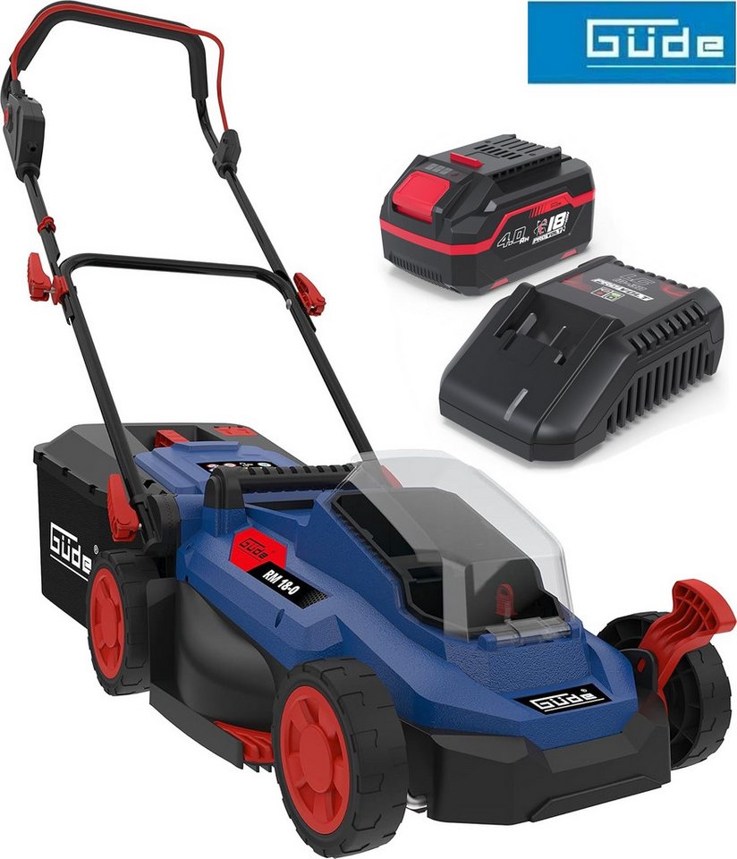 Güde Akkurasenmäher City Rasenmäher RM 18/33 18V, 33 cm Schnitt +t Akku 4.0 Ah + Ladegerät Güde Akkurasenmäher City Rasenmäher RM 18/33 18V, 33 cm Schnitt +t Akku 4.0 Ah + Ladegerät von Güde