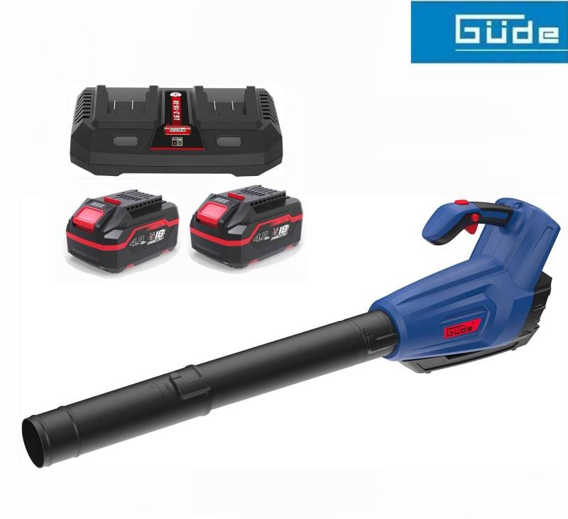 Güde Akkurasenmäher Güde Akku-Laubbläser LB 36-0 mit 2 x Akku 4.0 Ah, Doppelladegerät Güde Akkurasenmäher Güde Akku-Laubbläser LB 36-0 mit 2 x Akku 4.0 Ah, Doppelladegerät von Güde