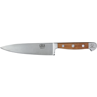 Güde Alpha Birne Kochmesser 16 cm - CVM-Messerstahl - Griffschalen Birnenholz von Güde