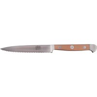 Güde Alpha Birne Tomatenmesser 13 cm mit Wellenschliff - CVM-Messerstahl - Griffschalen Birnenholz von Güde