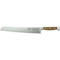 Güde Alpha Fasseiche Brotmesser 32 cm - CVM-Messerstahl - Griffschalen Weinfass-Eichenholz von Güde