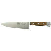 Güde Alpha Fasseiche Kochmesser 16 cm - CVM-Messerstahl - Griffschalen Weinfass-Eichenholz von Güde