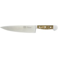 Güde Alpha Fasseiche Kochmesser 21 cm - CVM-Messerstahl - Griffschalen Weinfass-Eichenholz von Güde