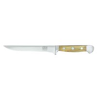 Güde Alpha Olive Ausbeinmesser 16 cm - CVM-Messerstahl - Griffschalen Olivenholz von Güde